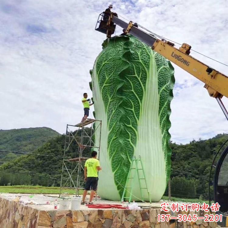 贵州白菜石雕凳给您的景观增添一份精致