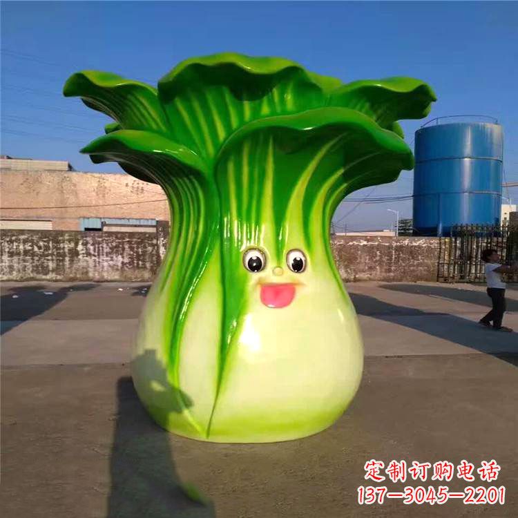 贵州“仿真白菜雕塑”——让你触摸自然之美