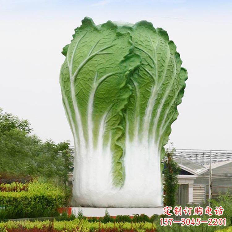贵州白菜雕塑极致精致的艺术装饰