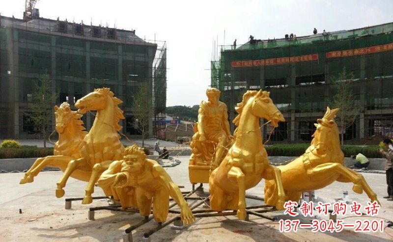 贵州阿波罗玻璃钢景观雕塑