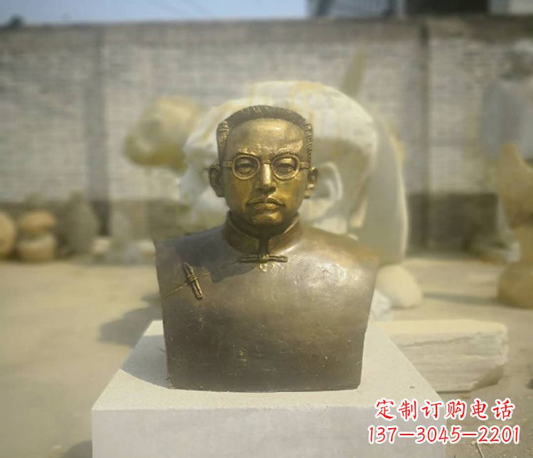 贵州新“陶行知精神爱国者陶行知胸像铜雕”