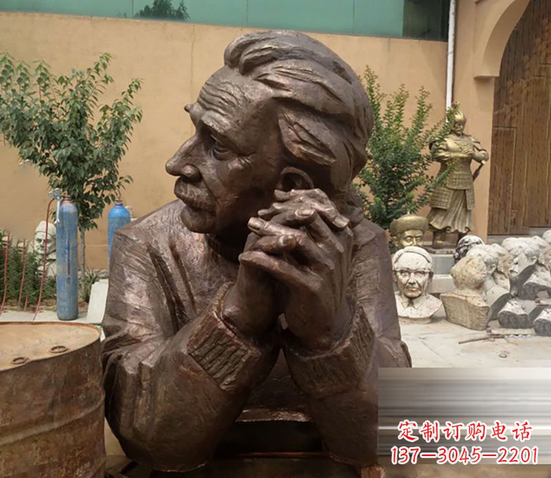 贵州爱因斯坦名人铜雕纪念品