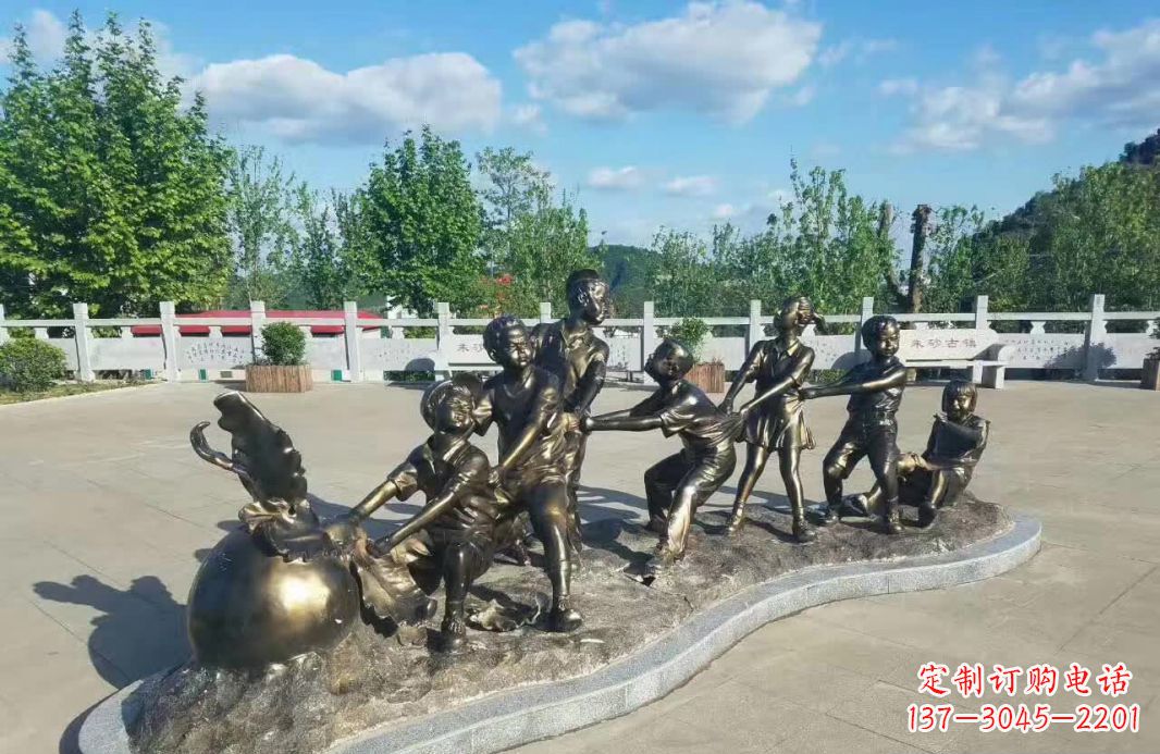贵州萝卜精灵铜雕——精致的家居装饰