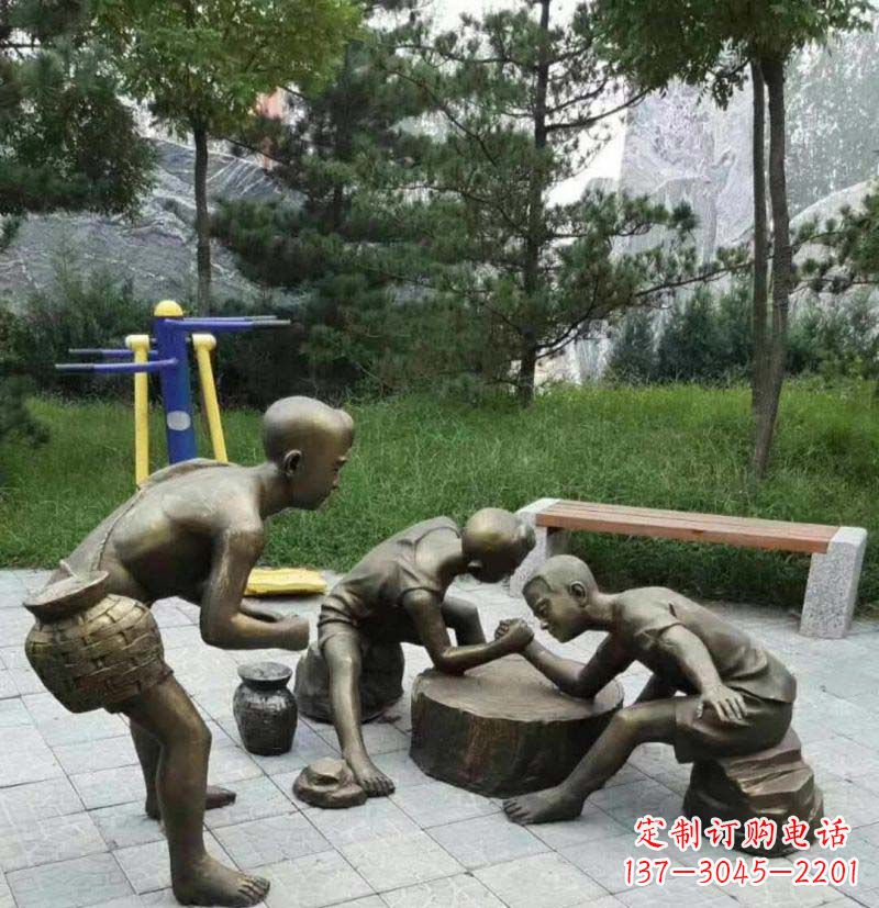 贵州儿童童趣铜雕