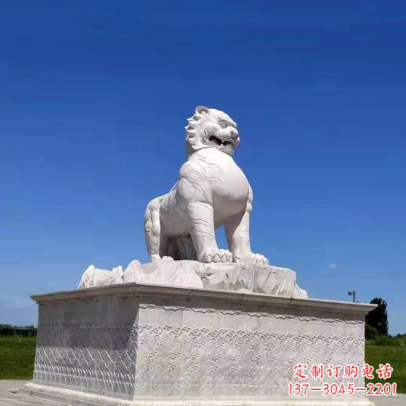贵州白虎魅力古老神兽雕塑摆件