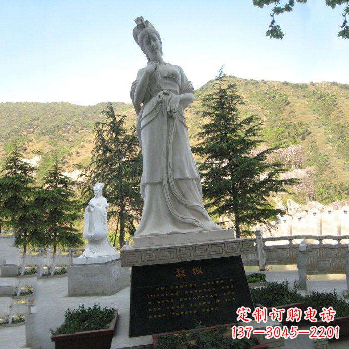 贵州传承中国古代美女——褒姒雕像