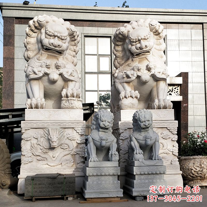 贵州石狮子雕塑——守护家园的看门神