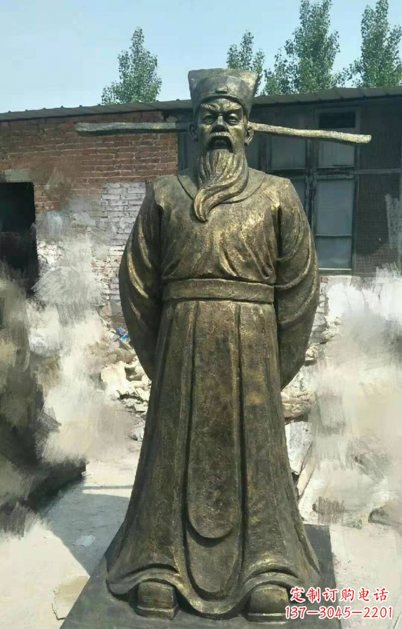 贵州包拯铜雕传承北宋历史精髓