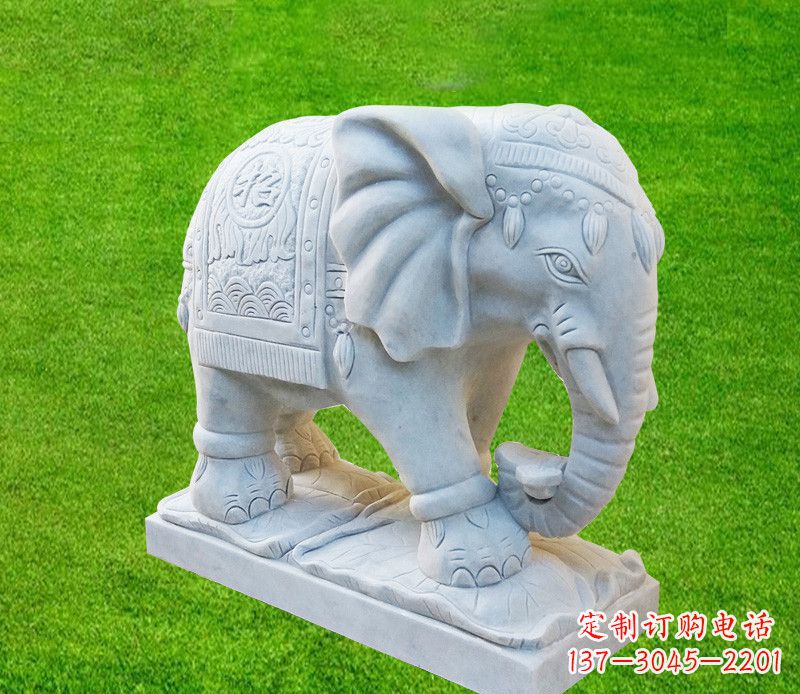 贵州雕刻精美大象石雕
