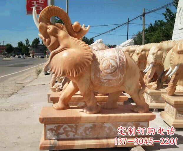 贵州大象石雕，给你美好的祝愿