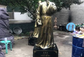 贵州白居易仿铜雕像经典中国古代诗人的艺术再现