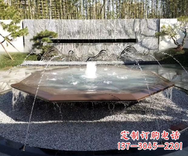 贵州别墅不锈钢假山雕塑