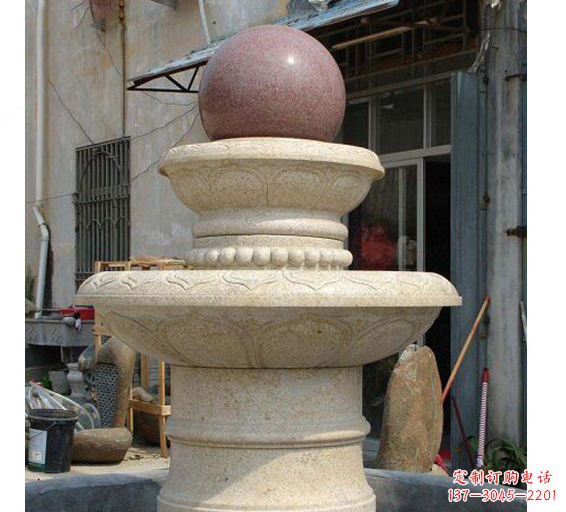 贵州别墅景观装饰风水球喷泉雕塑