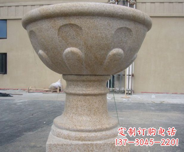 贵州别墅景观花盆石雕