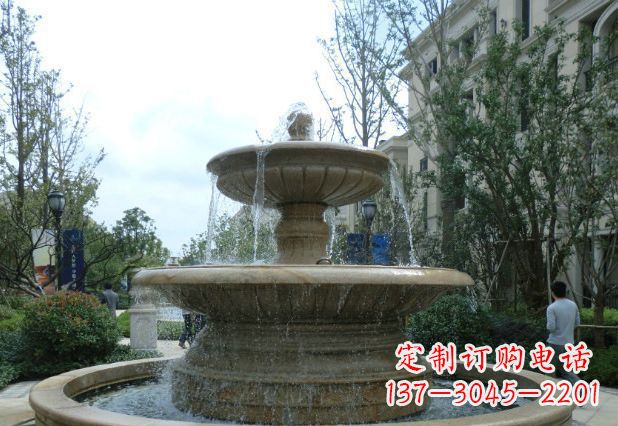 贵州精致喷泉,完美衬托您的别墅景观