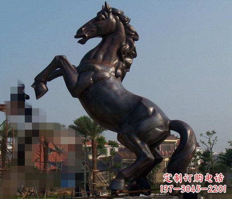 贵州别墅景观动物马铜雕塑