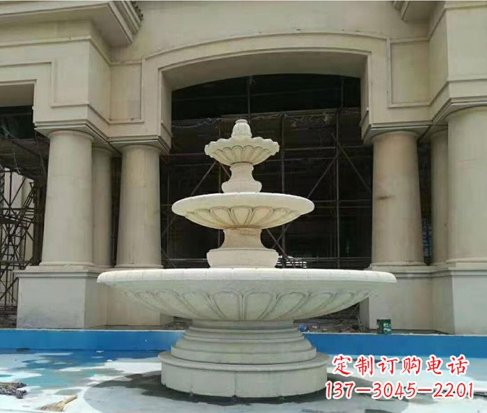 贵州精美多层喷泉石雕