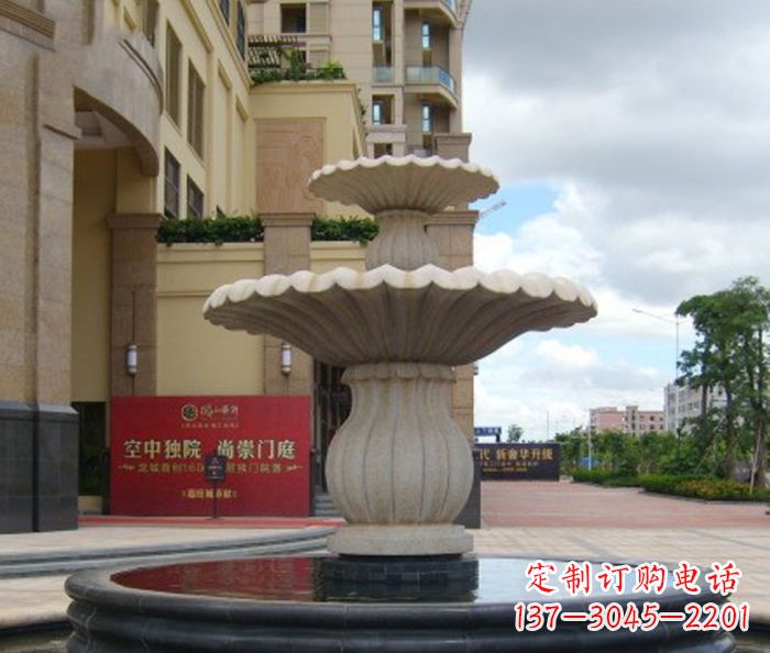 贵州喷泉石雕精美的欧式园林装饰