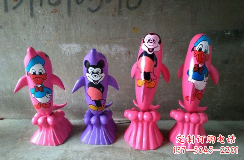 贵州玻璃钢海豚雕塑把海洋之美带到你家