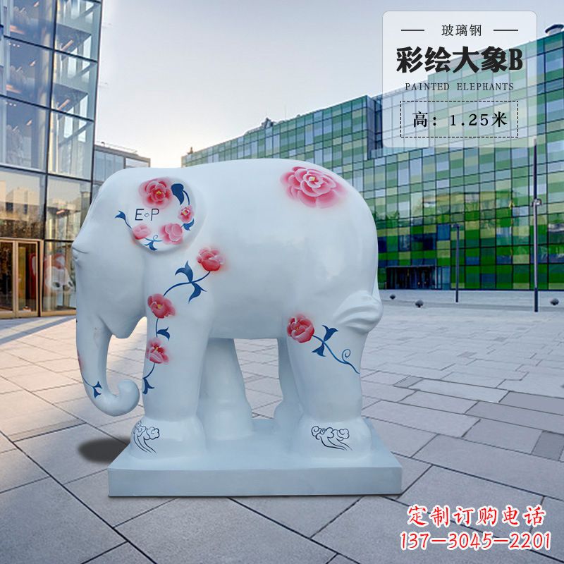 贵州玻璃钢大象雕塑——传承古老文明的象征