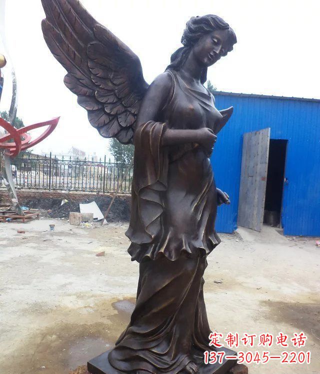 贵州玻璃钢仿铜欧式女人雕塑
