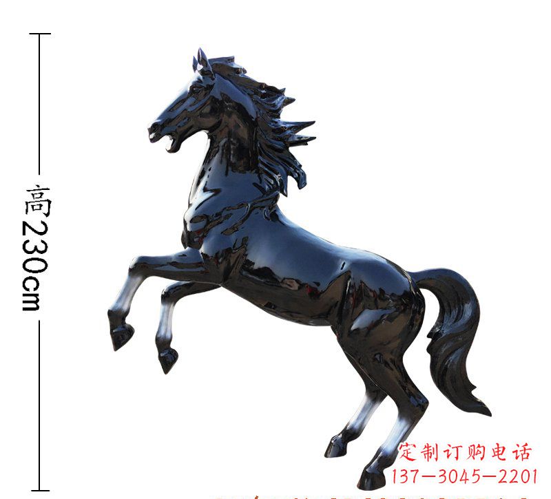贵州玻璃钢马雕塑精美外形、经久耐用