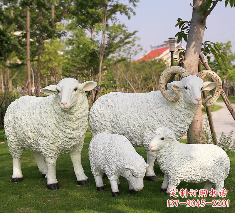 贵州玻璃钢山羊雕塑仿真艺术的精彩之作