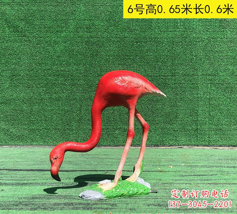 贵州精美玻璃钢火烈鸟雕塑