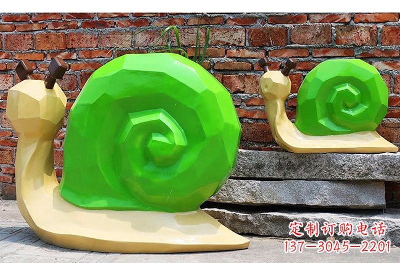 贵州玻璃钢蜗牛雕塑——浪漫又充满灵感