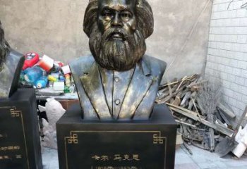 贵州玻璃钢铸就的马克思雕塑