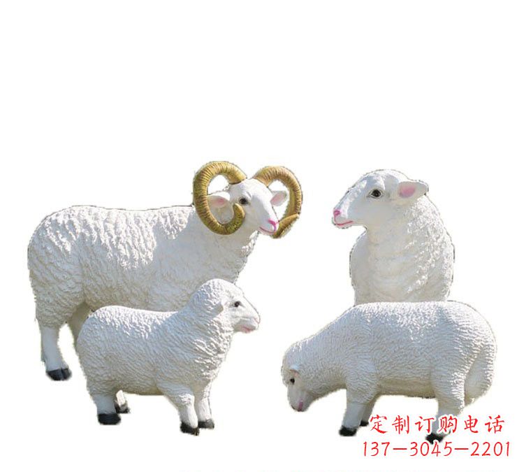 贵州玻璃钢山羊雕塑——传承藏区特色文化
