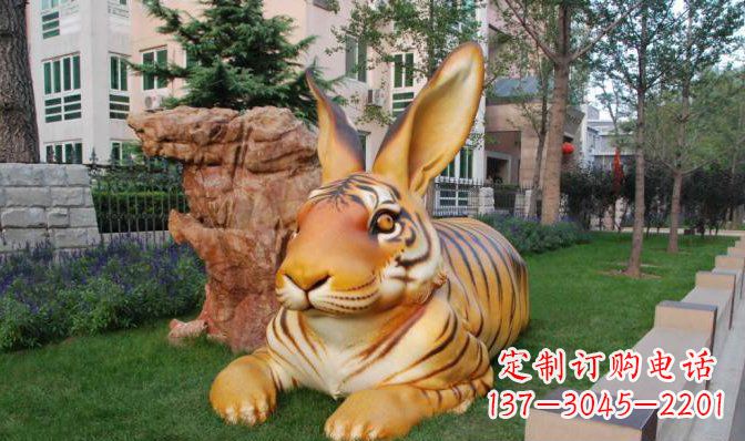 贵州玻璃钢兔子雕塑精致、经典、永恒