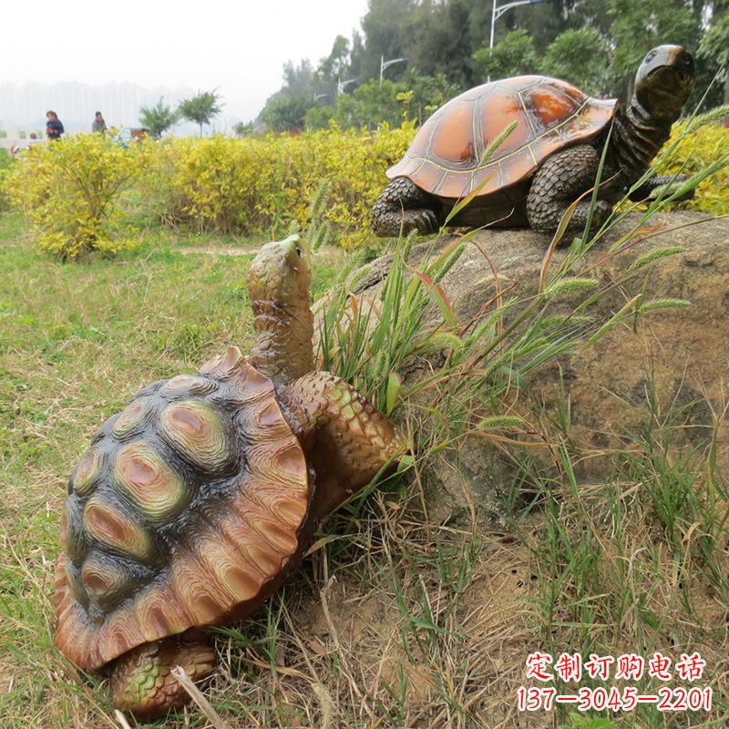 贵州玻璃钢乌龟雕塑别致而古朴