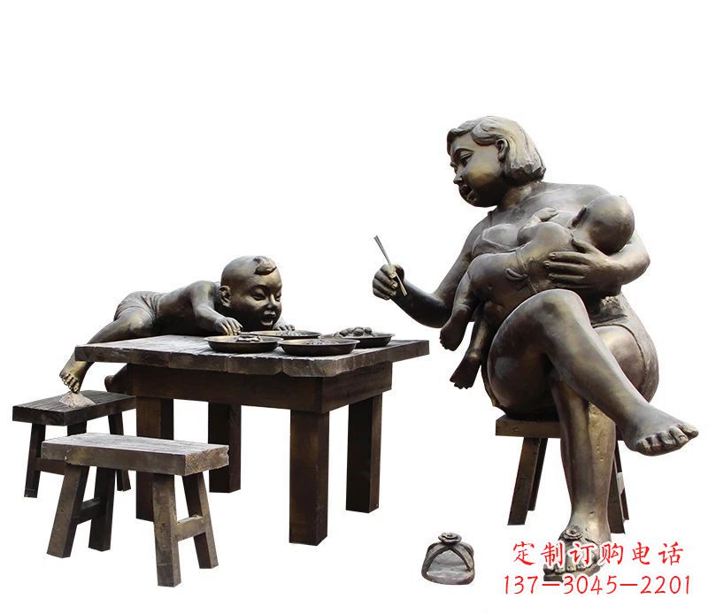 贵州母爱雕塑儿童公园中的精美雕塑