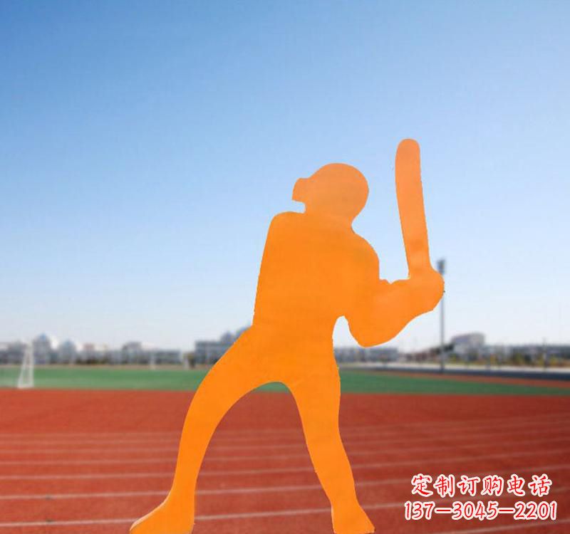 贵州棒球运动人物雕塑传承棒球精神