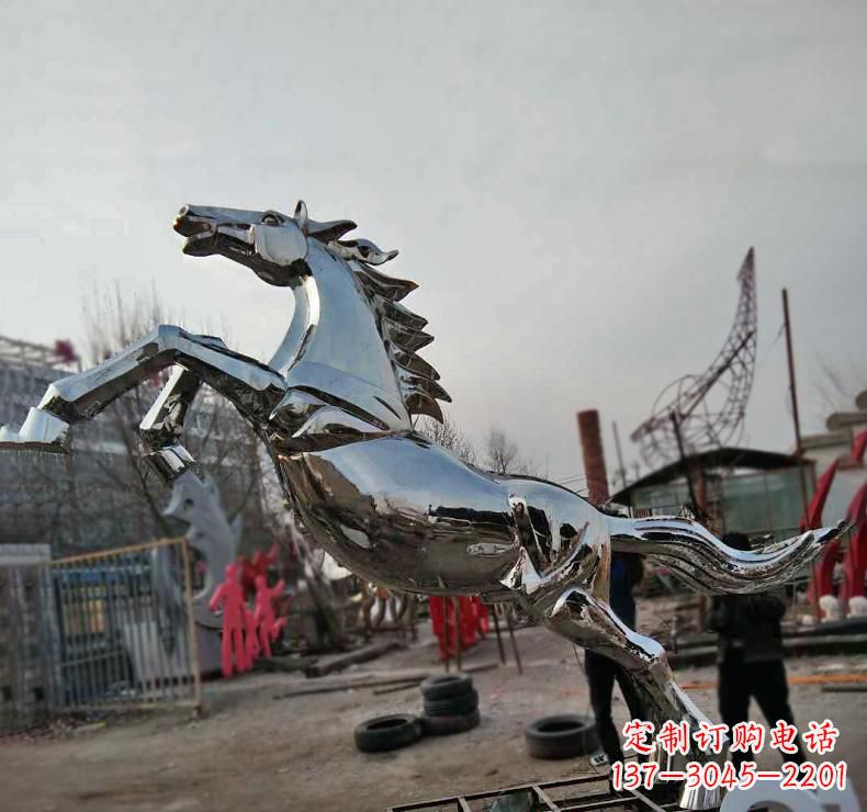 贵州不锈钢奔跑马雕塑驰骋在人间的艺术精灵