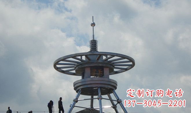 贵州不锈钢避雷针雕塑——安全守护者