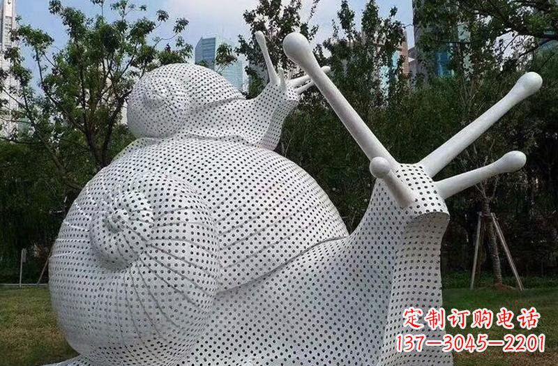贵州不锈钢蜗牛雕塑把自然美搬进家居