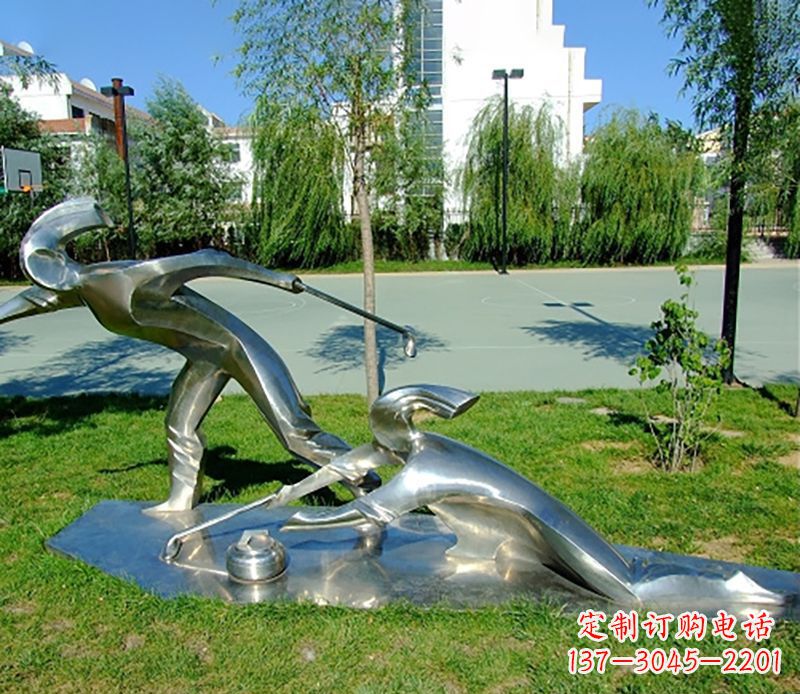 贵州不锈钢冰壶雕塑艺术与实用的完美结合