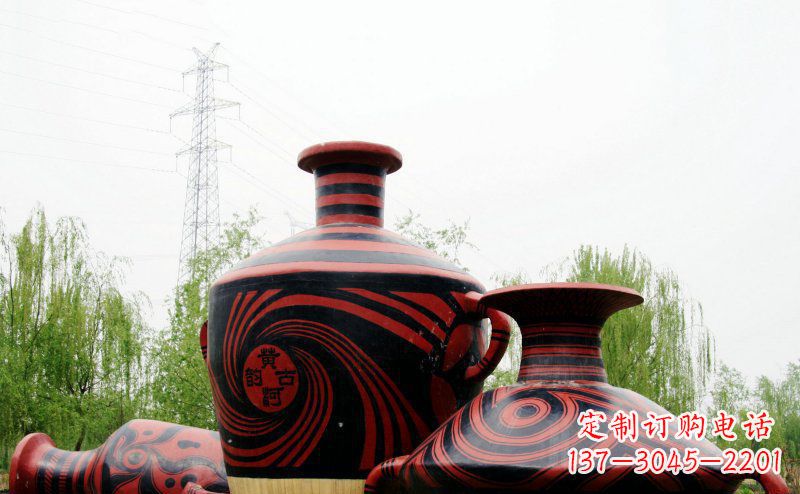 贵州不锈钢彩色花盆雕塑让空间更加精致