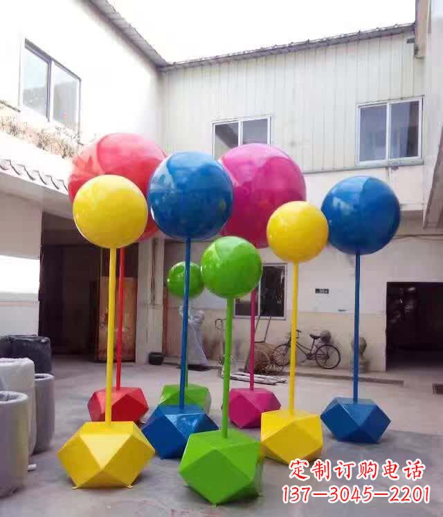 贵州不锈钢彩色气球雕塑艺术的绚丽缤纷
