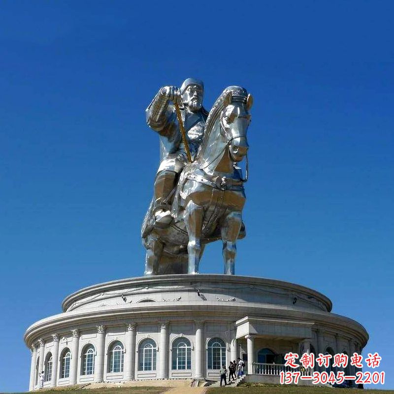 贵州不锈钢成吉思汗雕塑——一座引人入胜的大型雕塑