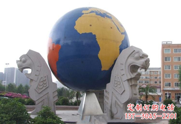 贵州不锈钢城市彩色地球雕塑让世界变得更美