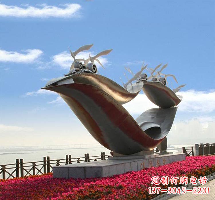 贵州海鸥雕塑——点缀不锈钢城市