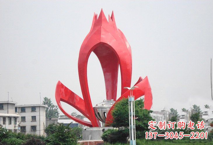 贵州不锈钢莲蓬雕塑——艺术的缩影