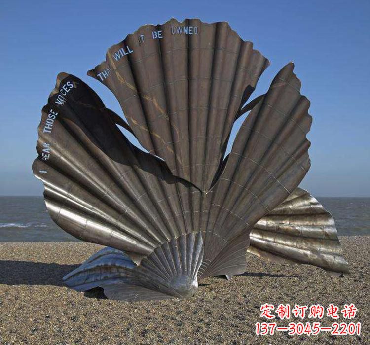 贵州不锈钢城市的扇贝雕塑——一座海洋文化的象征