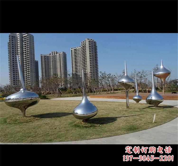贵州不锈钢城市水滴雕塑唤醒城市的灵魂