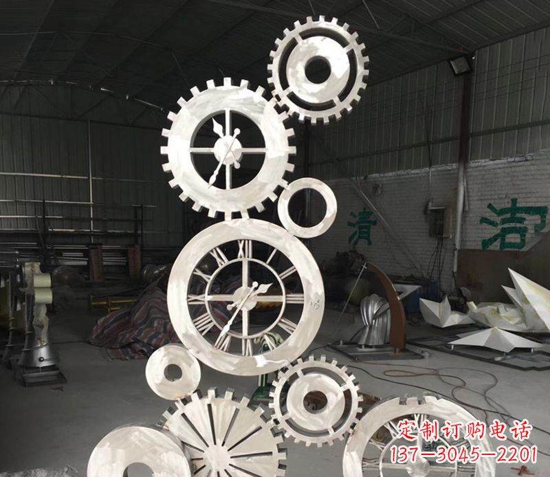 贵州不锈钢齿轮雕塑艺术与科技的完美结合