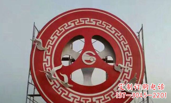 贵州不锈钢齿轮雕塑象征着时代进步