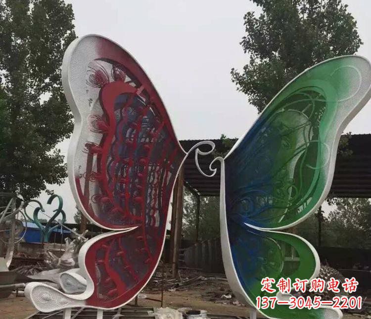 贵州不锈钢蝴蝶公园动物雕塑